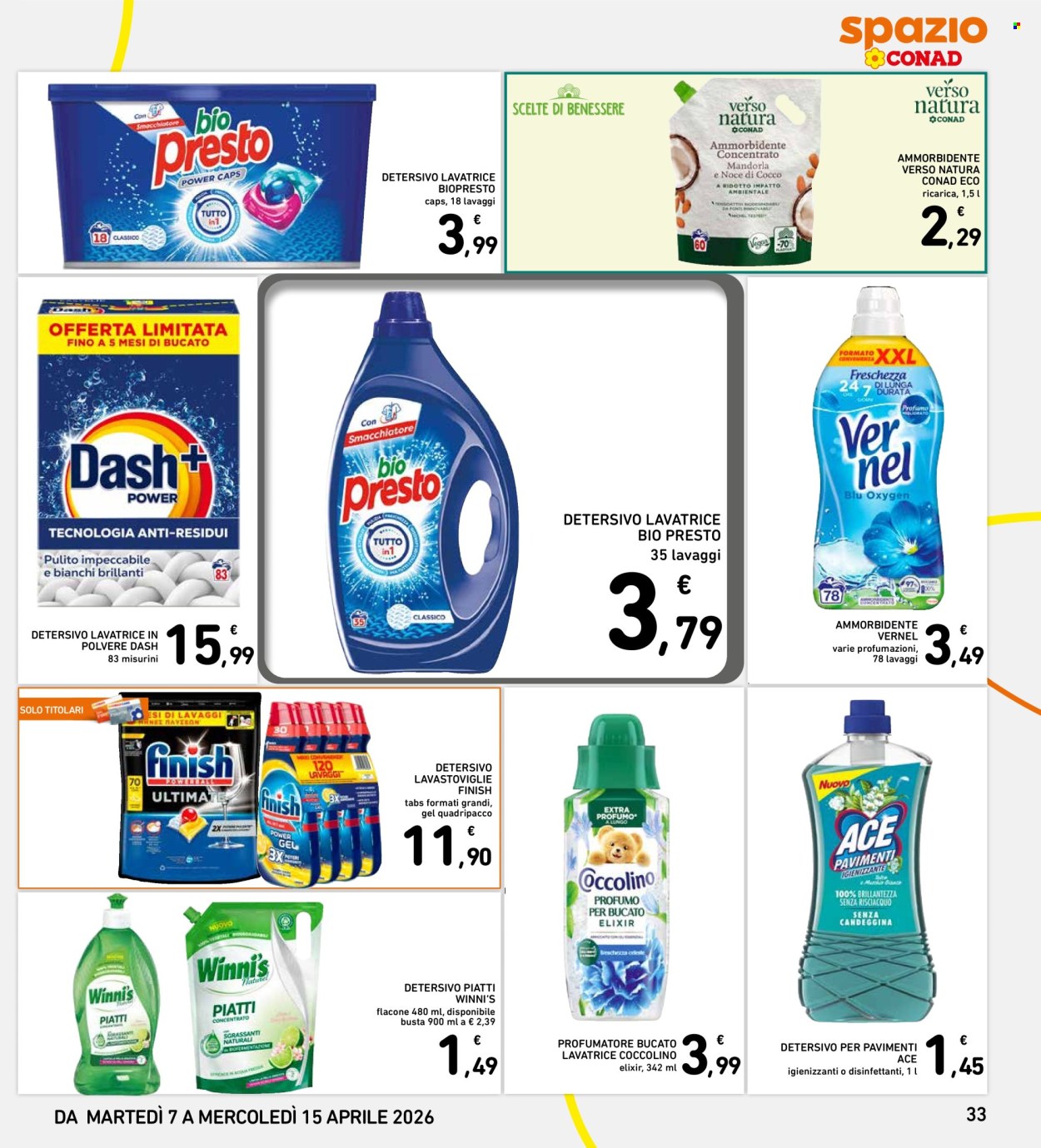 Volantino Spazio Conad - 7/4/2026 - 15/4/2026. Pagina 33