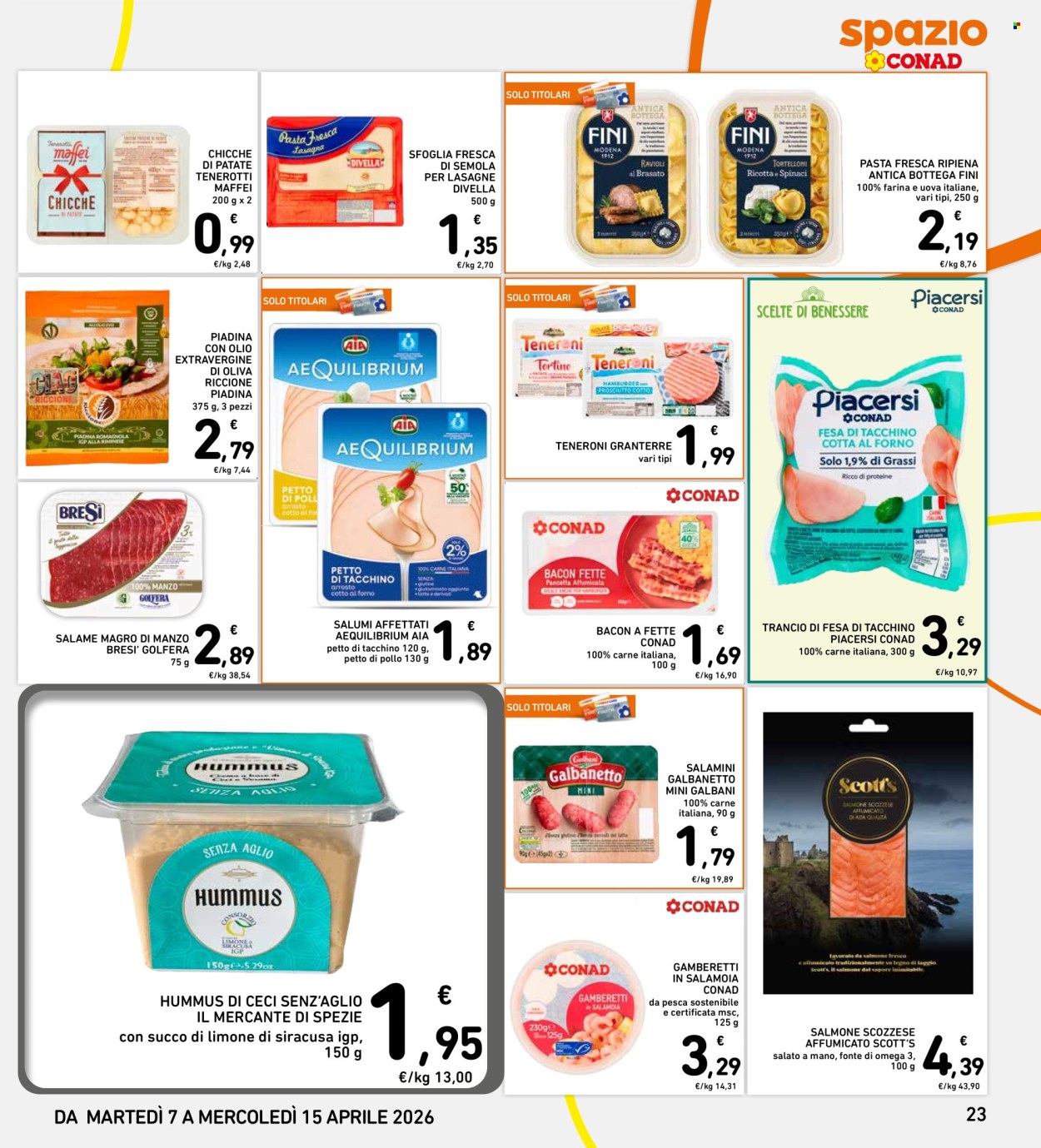 Volantino Spazio Conad - 7/4/2026 - 15/4/2026. Pagina 23