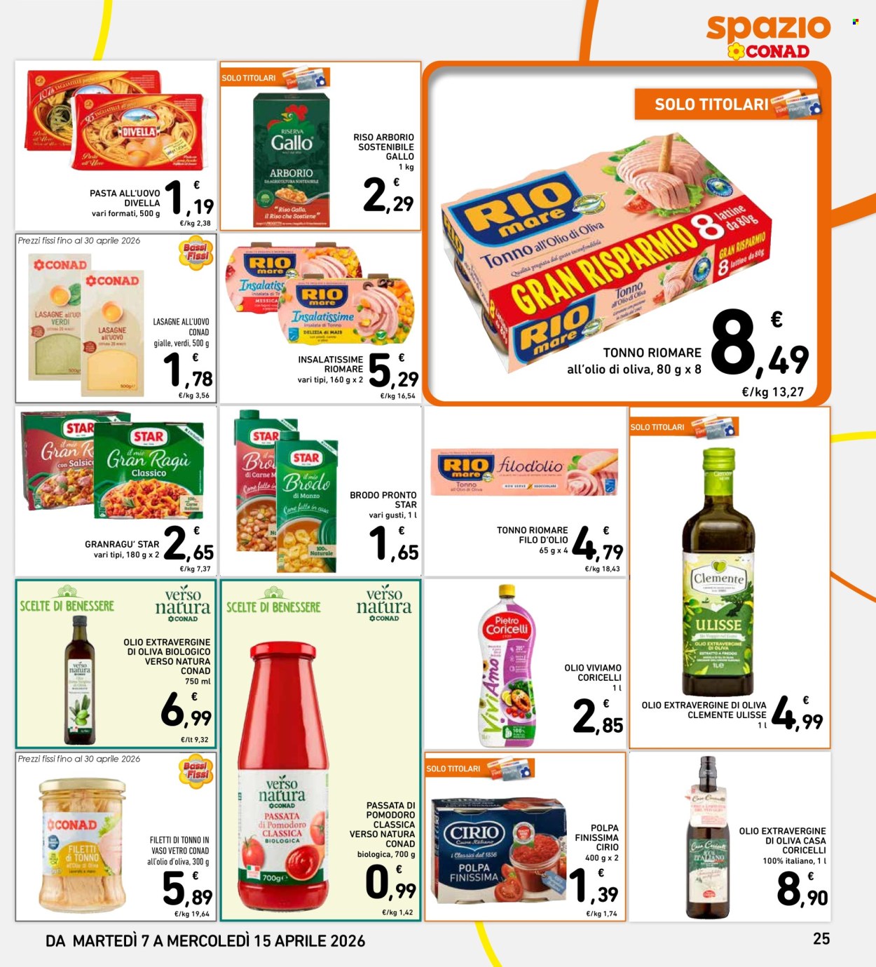 Volantino Spazio Conad - 7/4/2026 - 15/4/2026. Pagina 25