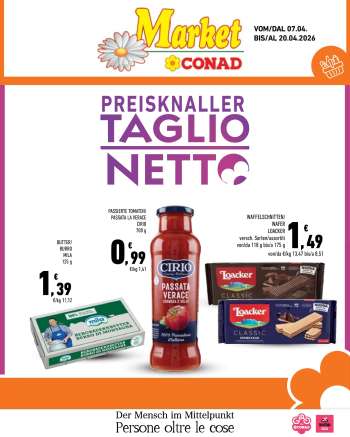 Volantino Market Conad - 7/4/2026 - 20/4/2026.