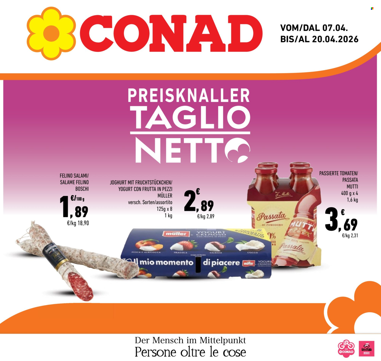 Volantino Conad - 7/4/2026 - 20/4/2026. Pagina 1