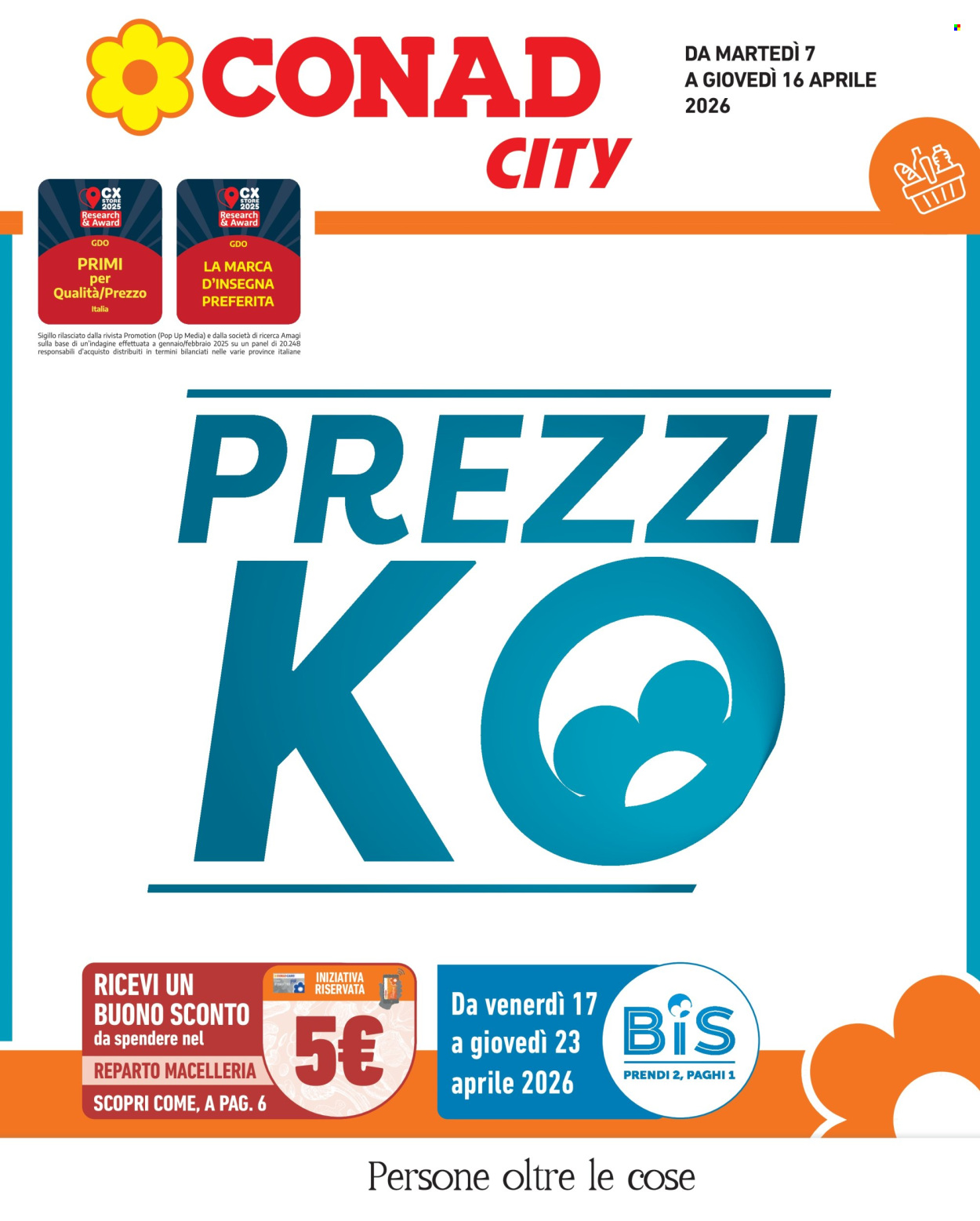 Volantino Conad City - 7/4/2026 - 16/4/2026. Pagina 1