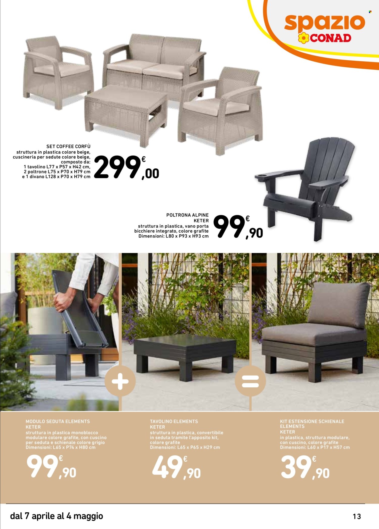 Volantino Spazio Conad - 7/4/2026 - 4/5/2026. Pagina 13