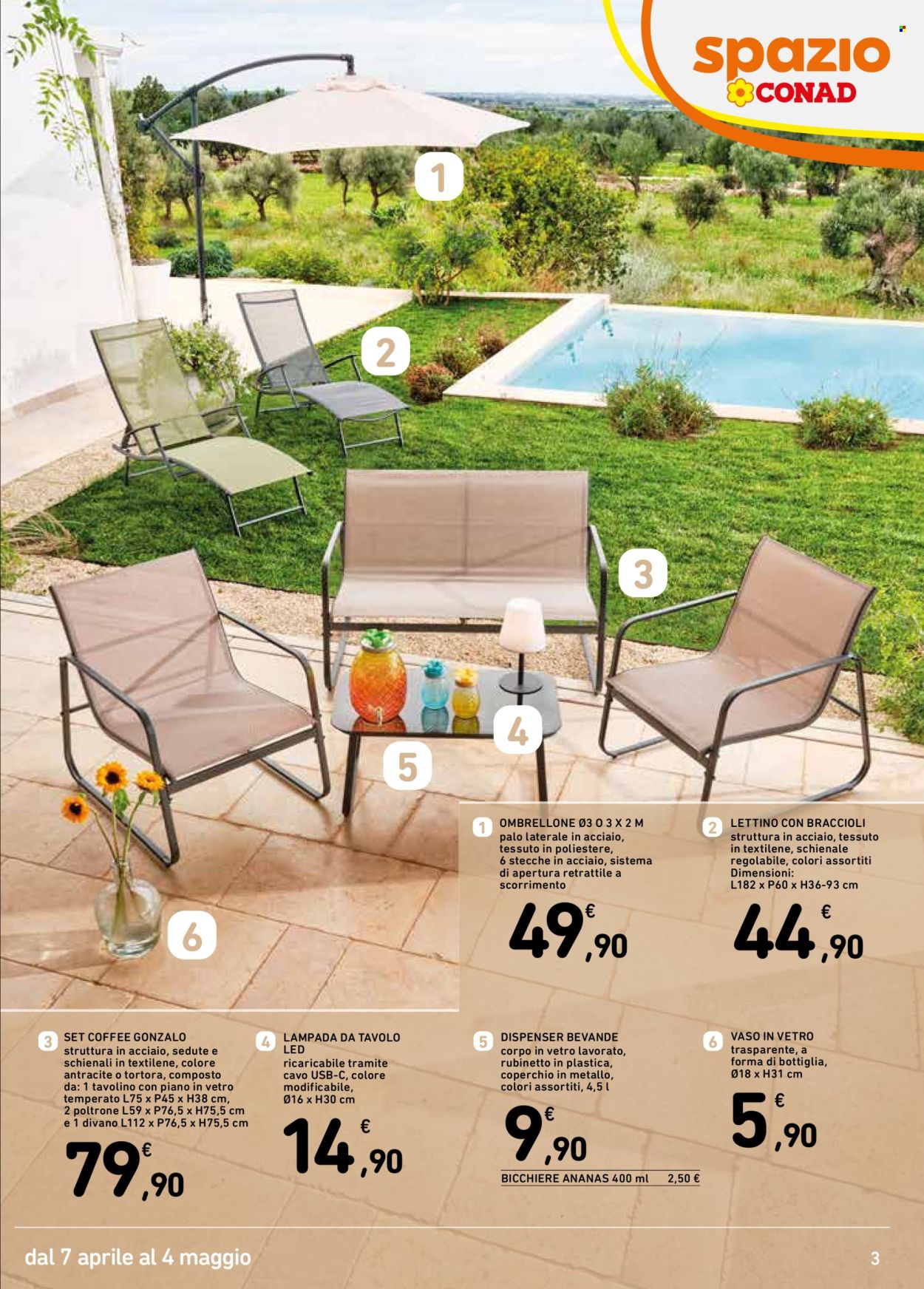 Volantino Spazio Conad - 7/4/2026 - 4/5/2026. Pagina 3