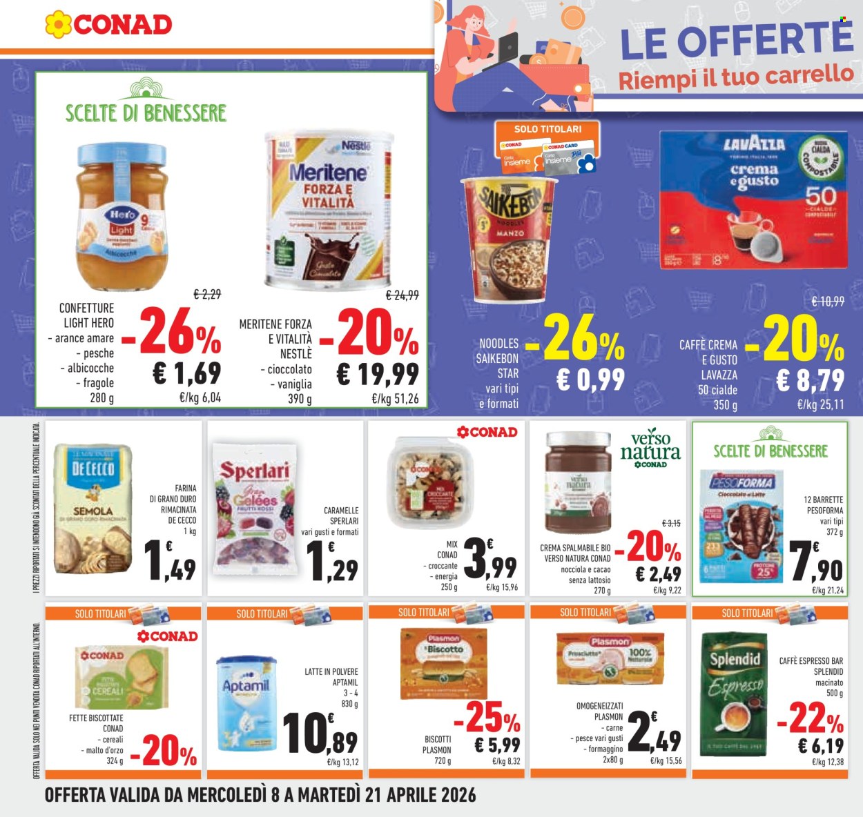 Volantino Conad - 8/4/2026 - 21/4/2026. Pagina 26