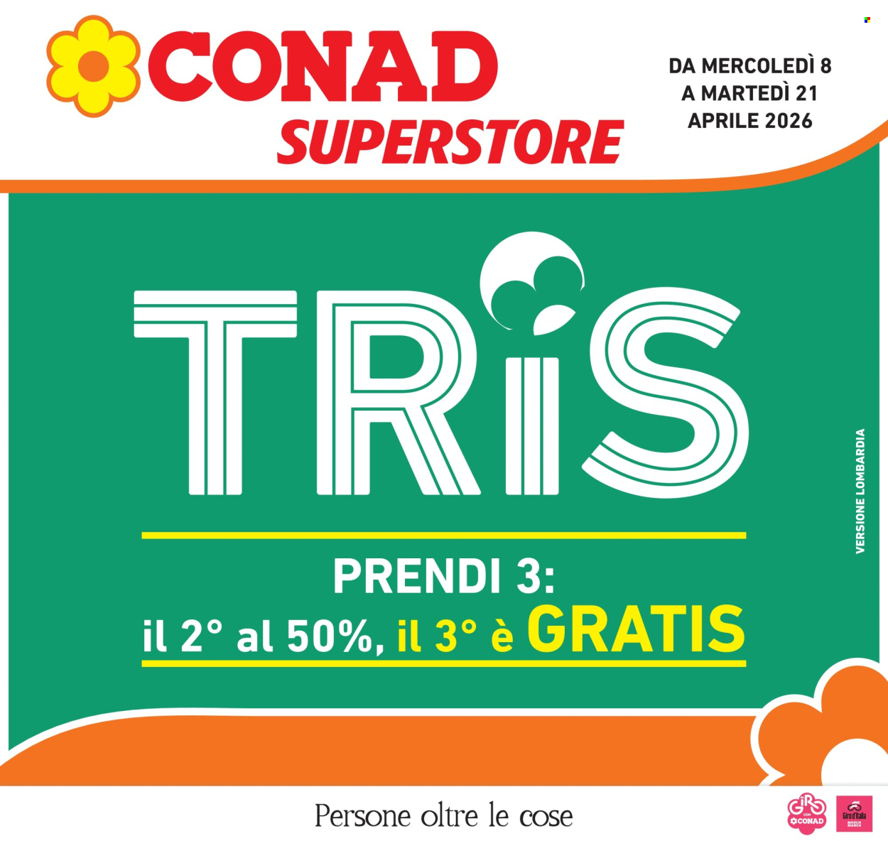 Volantino Conad Superstore - 8/4/2026 - 21/4/2026. Pagina 1