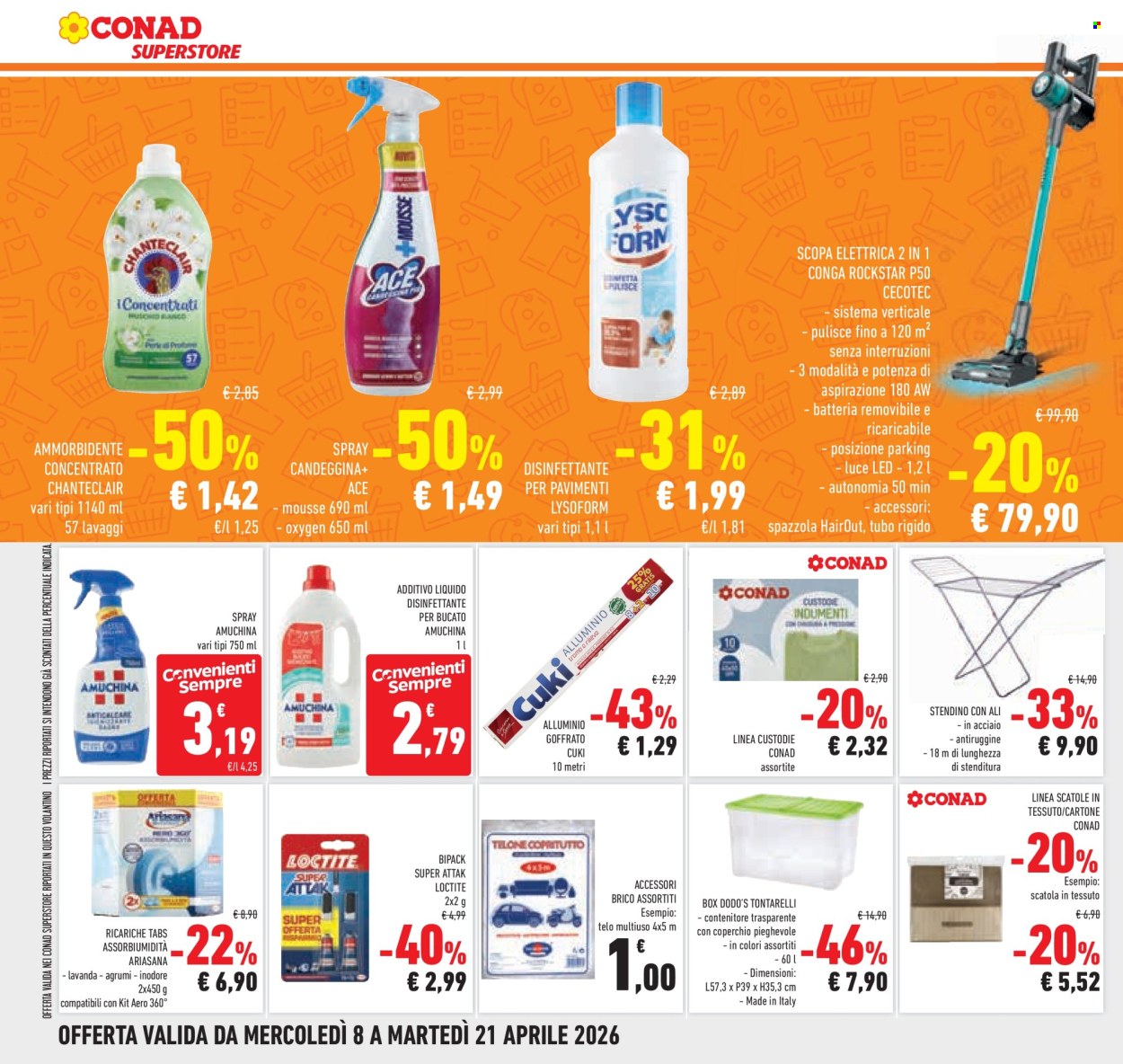 Volantino Conad Superstore - 8/4/2026 - 21/4/2026. Pagina 30