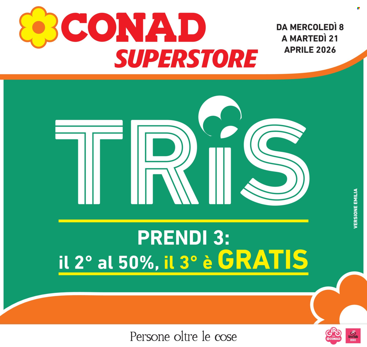 Volantino Conad Superstore - 8/4/2026 - 21/4/2026. Pagina 1