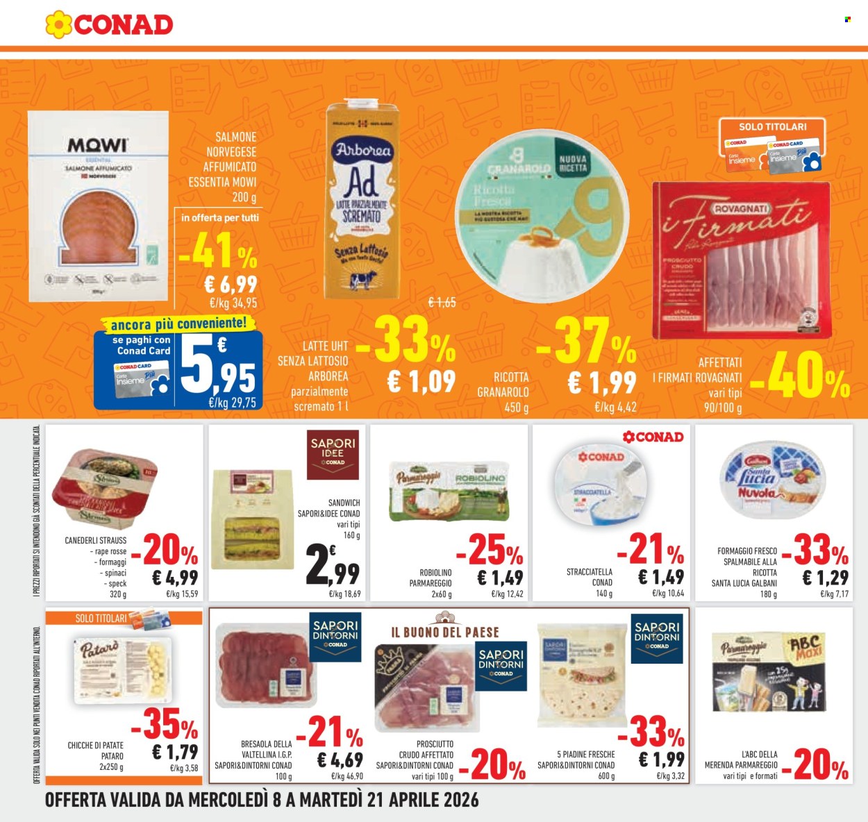 Volantino Conad - 8/4/2026 - 21/4/2026. Pagina 16