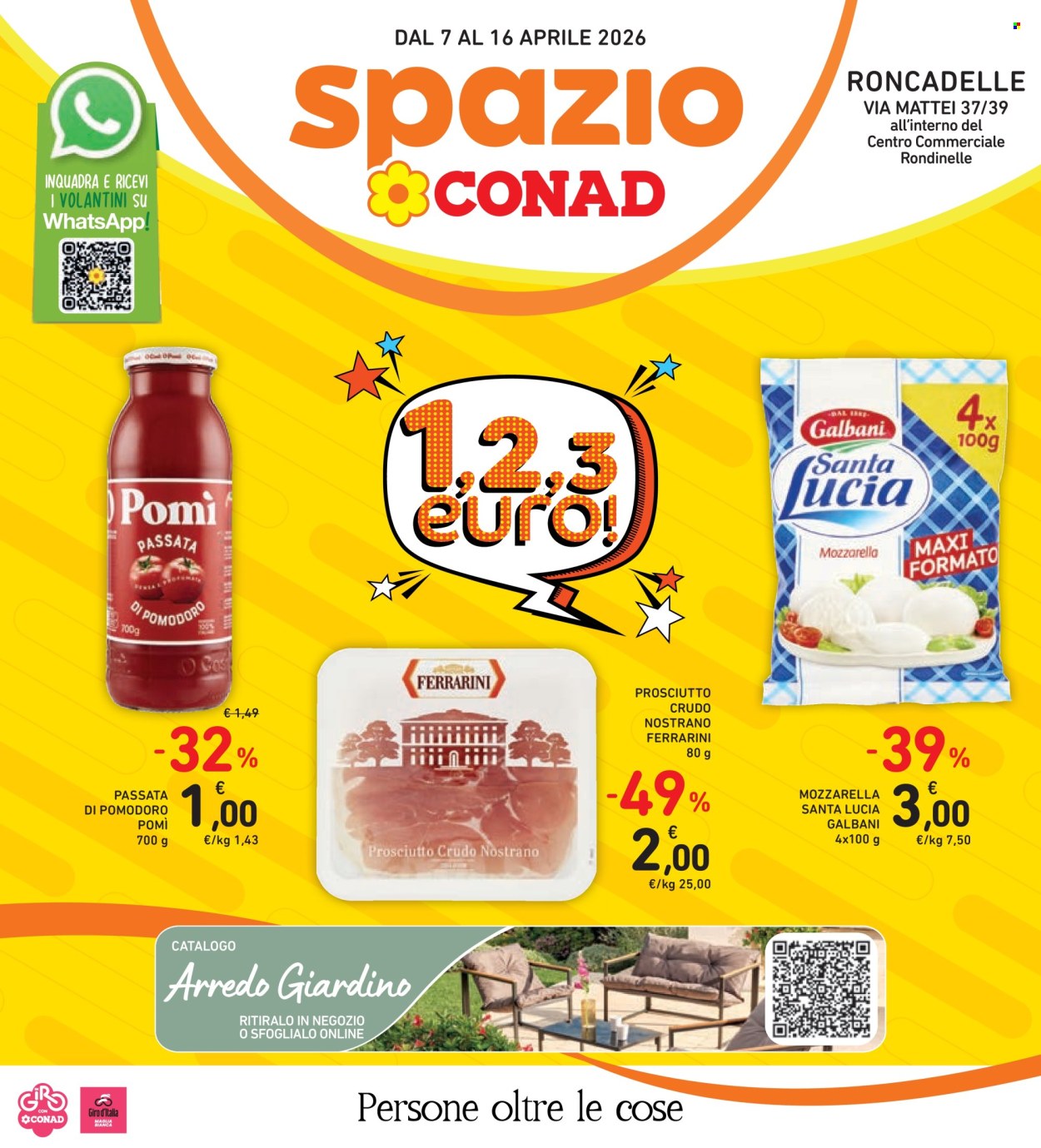 Volantino Spazio Conad - 7/4/2026 - 16/4/2026. Pagina 1