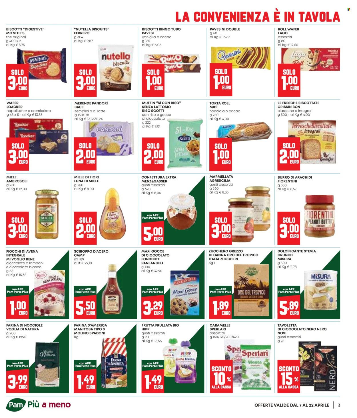 Volantino Pam Panorama - 7/4/2026 - 22/4/2026. Pagina 3