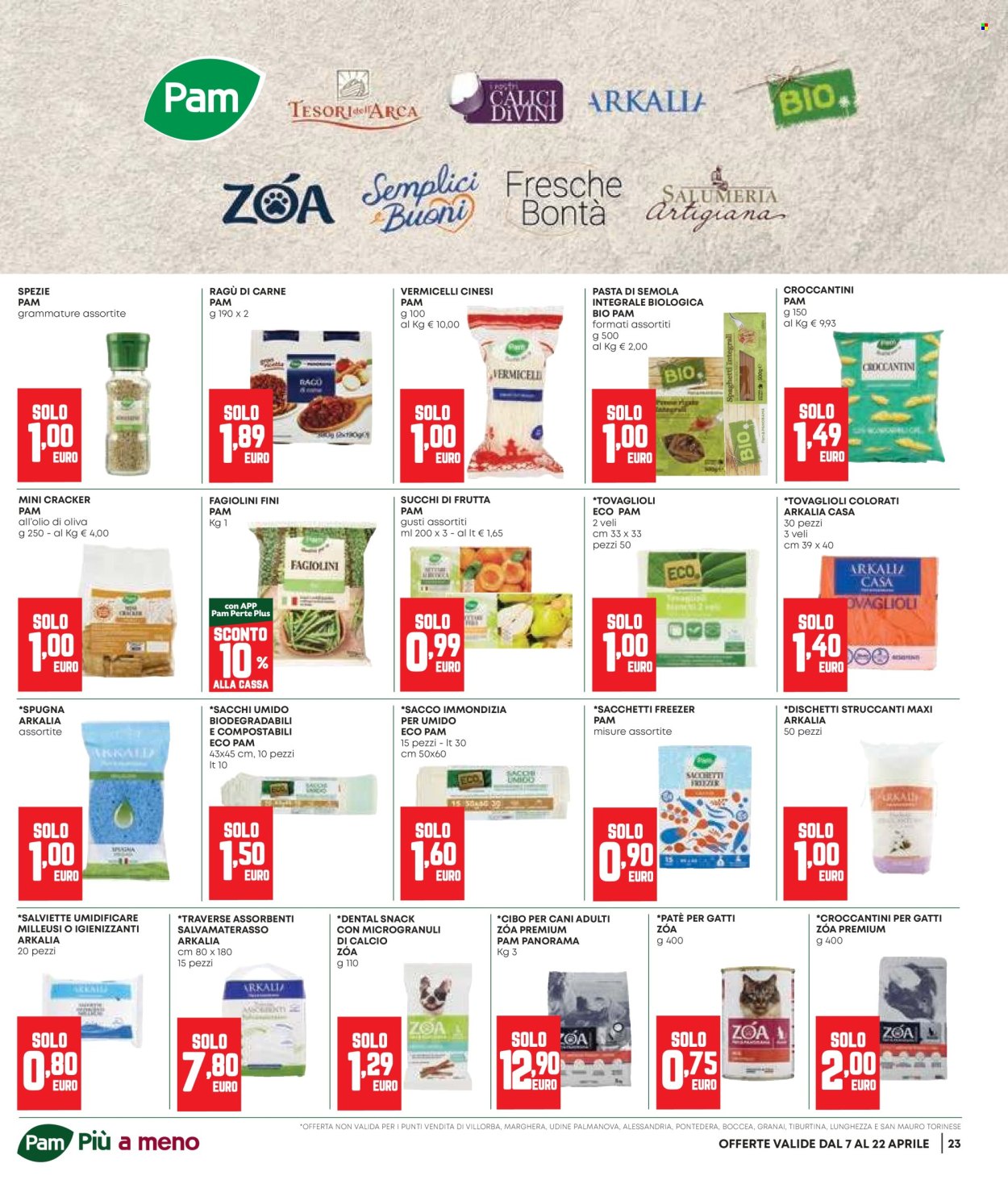 Volantino Pam Panorama - 7/4/2026 - 22/4/2026. Pagina 23