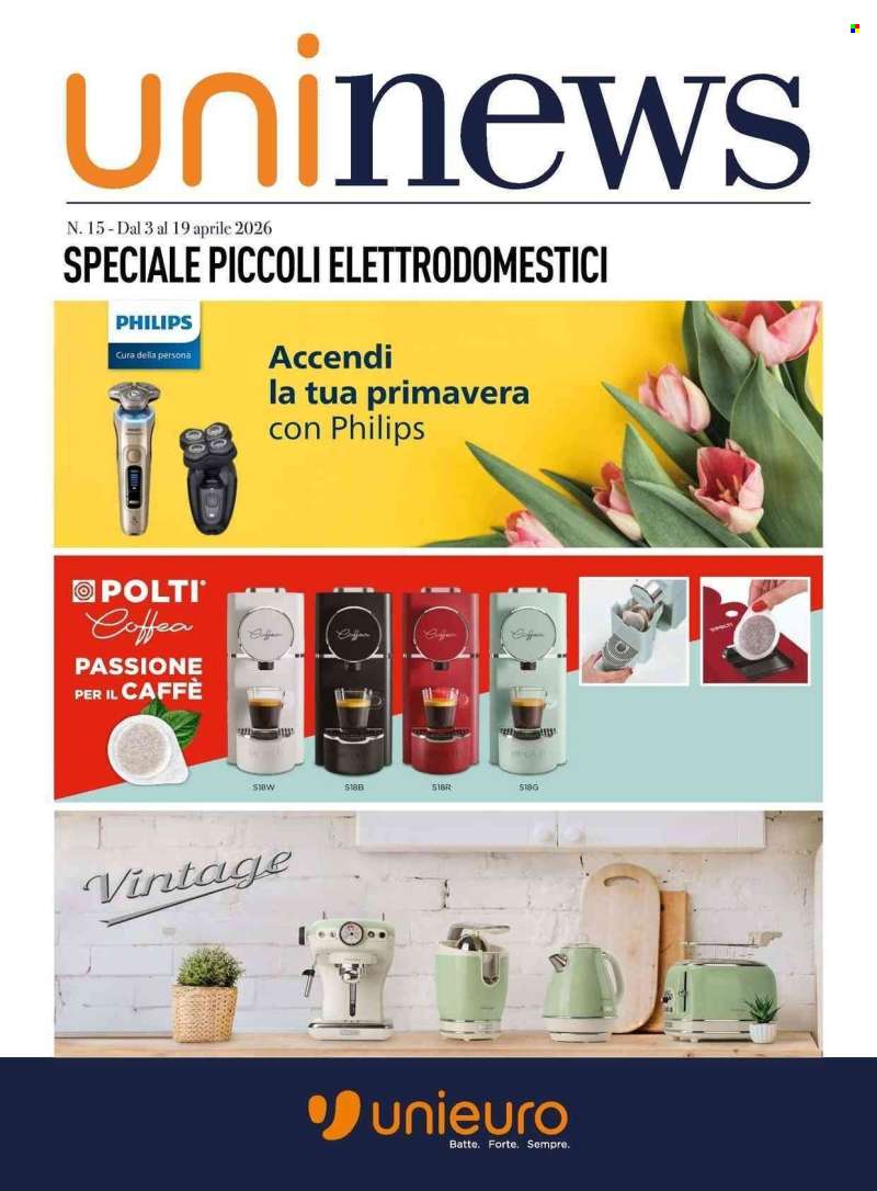 Volantino Unieuro - 3/4/2026 - 19/4/2026.