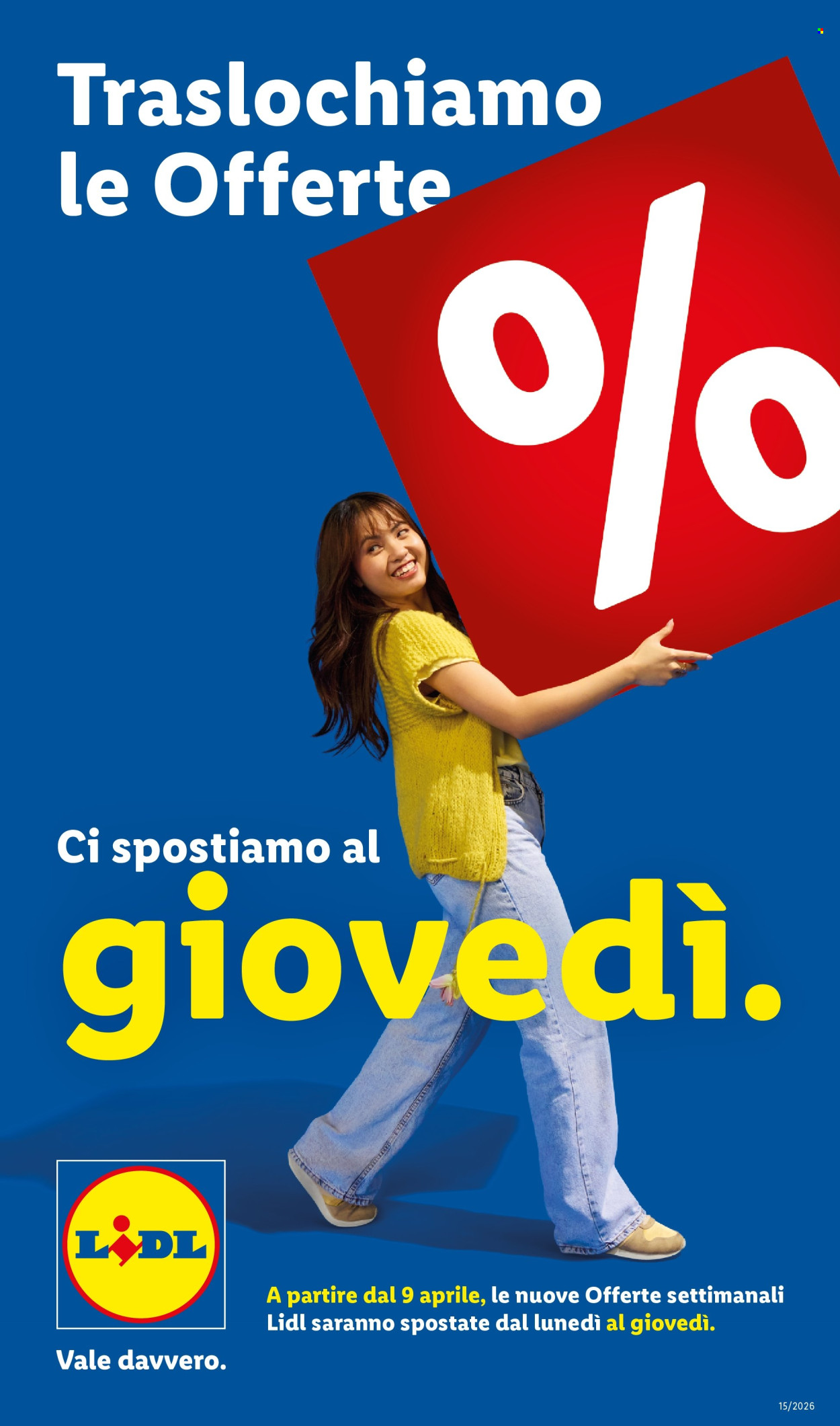 Volantino Lidl - 9/4/2026 - 15/4/2026. Pagina 1