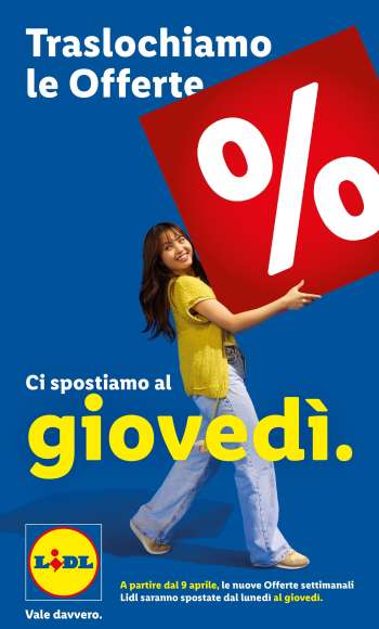 Volantino Lidl - 9/4/2026 - 15/4/2026.