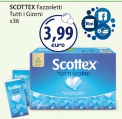 SCOTTEX Fazzoletti Tutti i Giorni x36