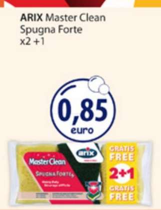 ARIX Master Clean Spugna Forte x2 +1