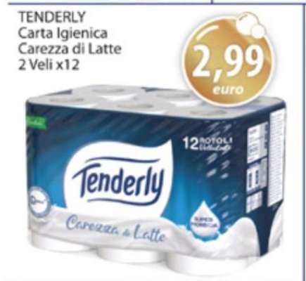 TENDERLY CARTA IGIENICA CAREZZA DI LATTE