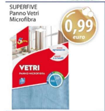 SUPERFIVE Panno Vetri Microfibra