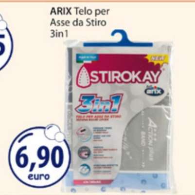 ARIX Telo per Asse da Stiro 3in1