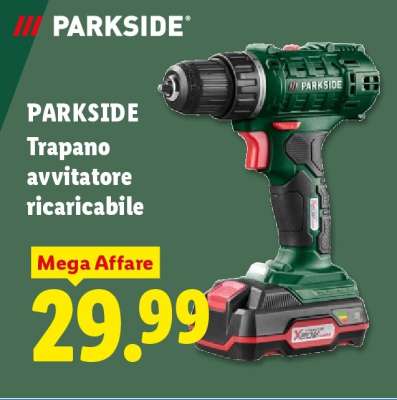 PARKSIDE Trapano avvitatore ricaricabile