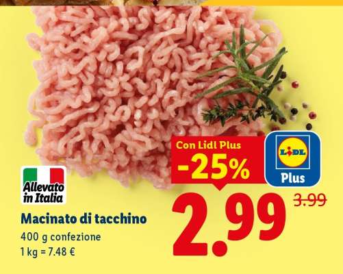 Macinato di tacchino