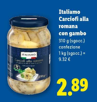 Italiano Carciofi alla romana con gambo
