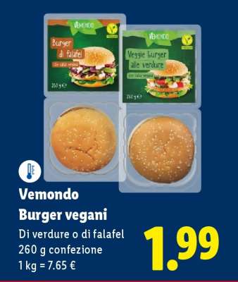 Vemondo Burger vegani