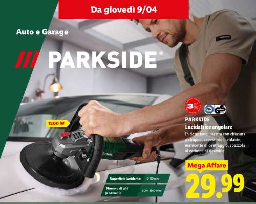 PARKSIDE Lucidatrice angolare