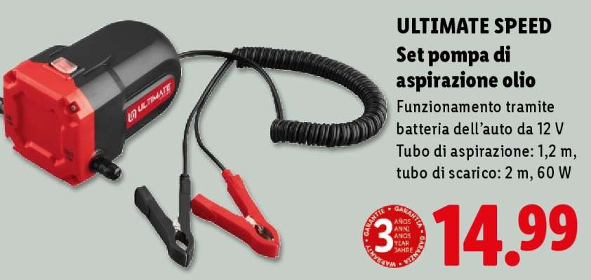 ULTIMATE SPEED Set pompa di aspirazione olio