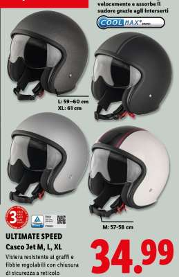 ULTIMATE SPEED Casco Jet M, L, XL