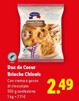 Duc De Coeur Brioche Chinois