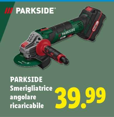 Parkside Smerigliatrice angolare ricaricabile