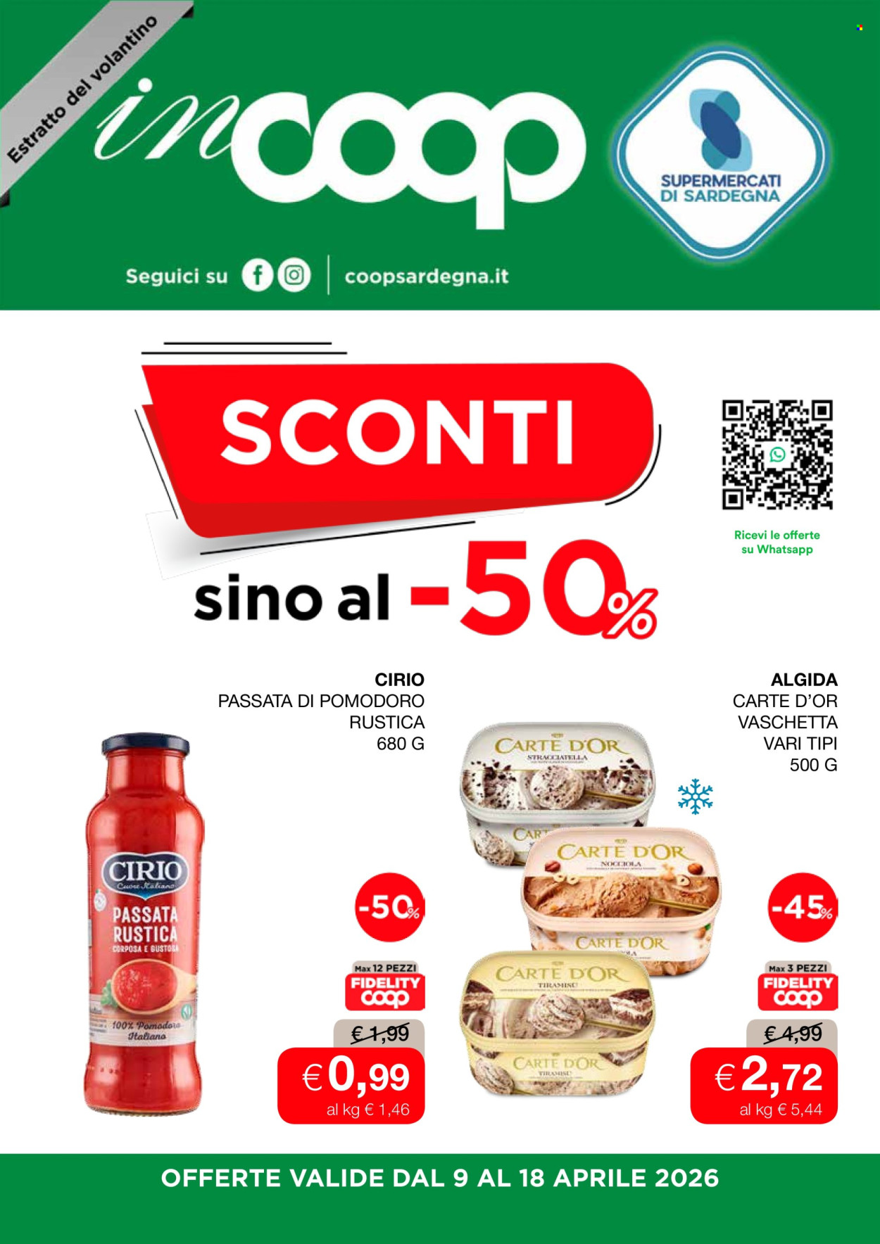 Volantino Coop - 9/4/2026 - 18/4/2026. Pagina 1
