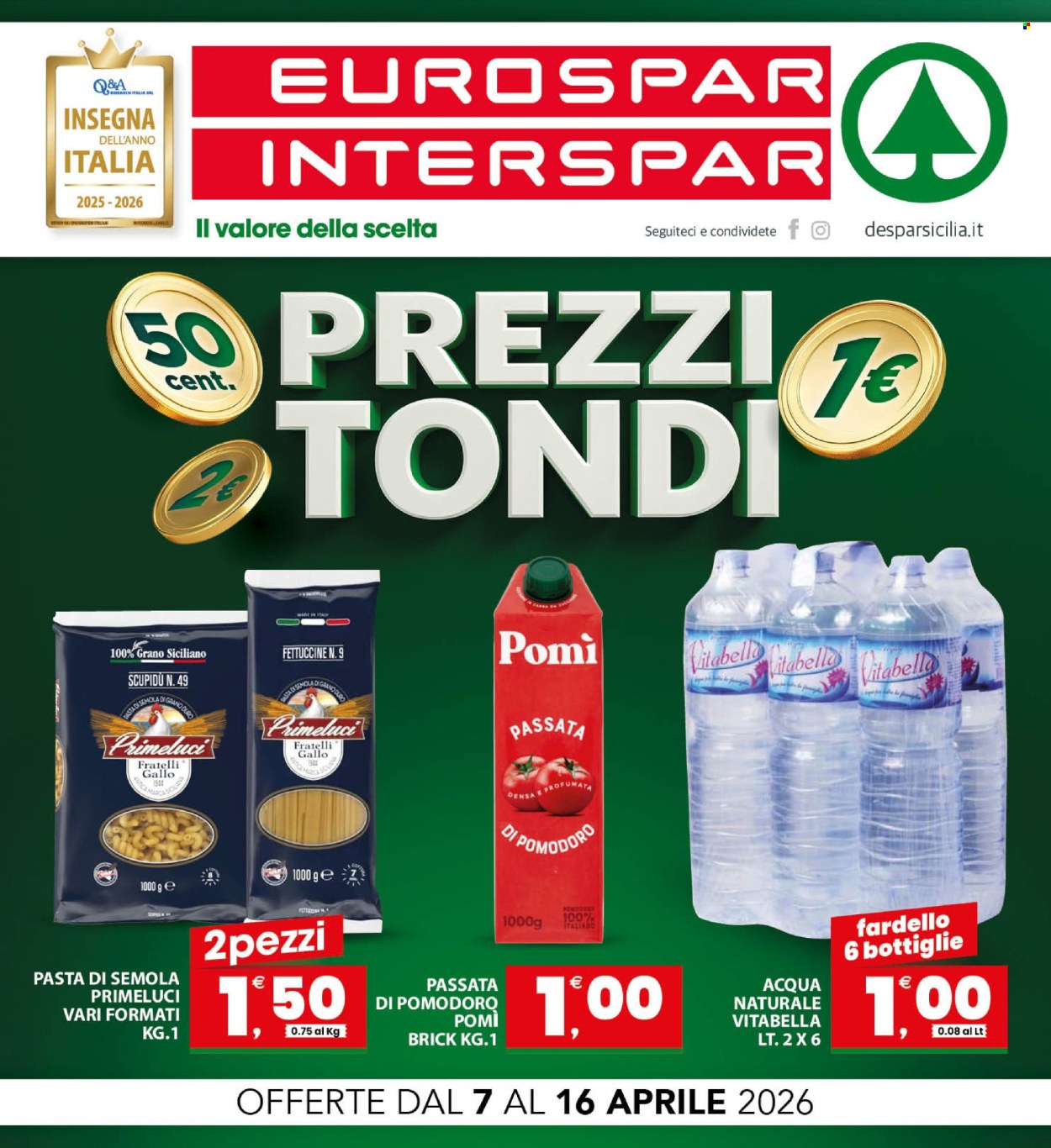 Volantino Interspar - 7/4/2026 - 16/4/2026. Pagina 1