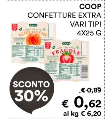 COOP CONFETTURE EXTRA VARI TIPI 4X25 G
