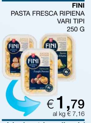 FINI Pasta Fresca Ripiena vari tipi
