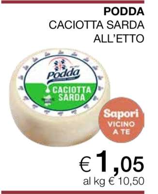 PODDA CACIOTTA SARDA