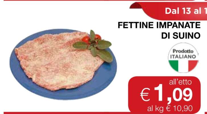 Fettine Impanate di Suino