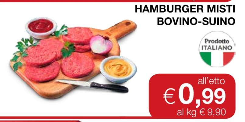 HAMBURGER MISTI BOVINO/SUINO