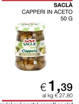 SACLÀ CAPPERI IN ACETO