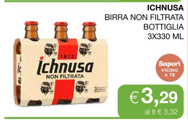 ICHNUSA BIRRA NON FILTRATA