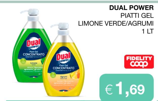 DUAL POWER PIATTI GEL LIMONE VERDE/AGRUMI