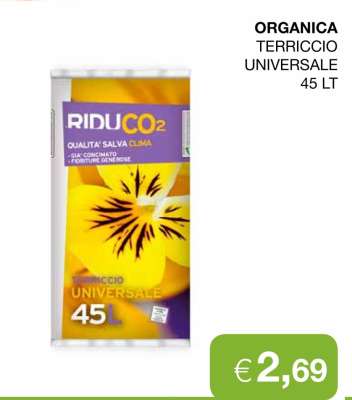 ORGANICA TERRICCIO UNIVERSALE 45 LT