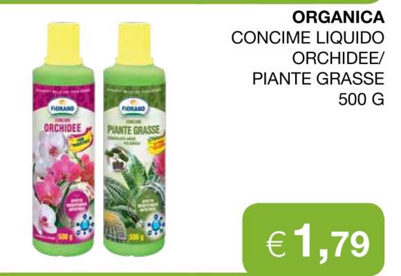 ORGANICA CONCIME LIQUIDO ORCHIDEE/PIANTE GRASSE