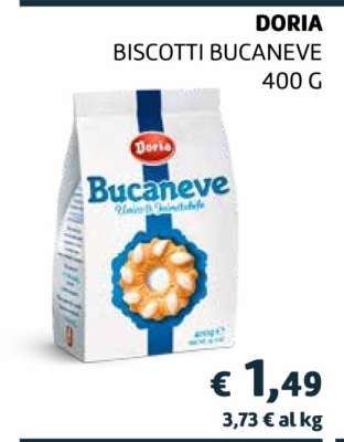 Doria Biscotti Bucaneve