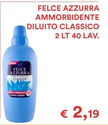 Felce Azzurra Ammorbidente diluito classico