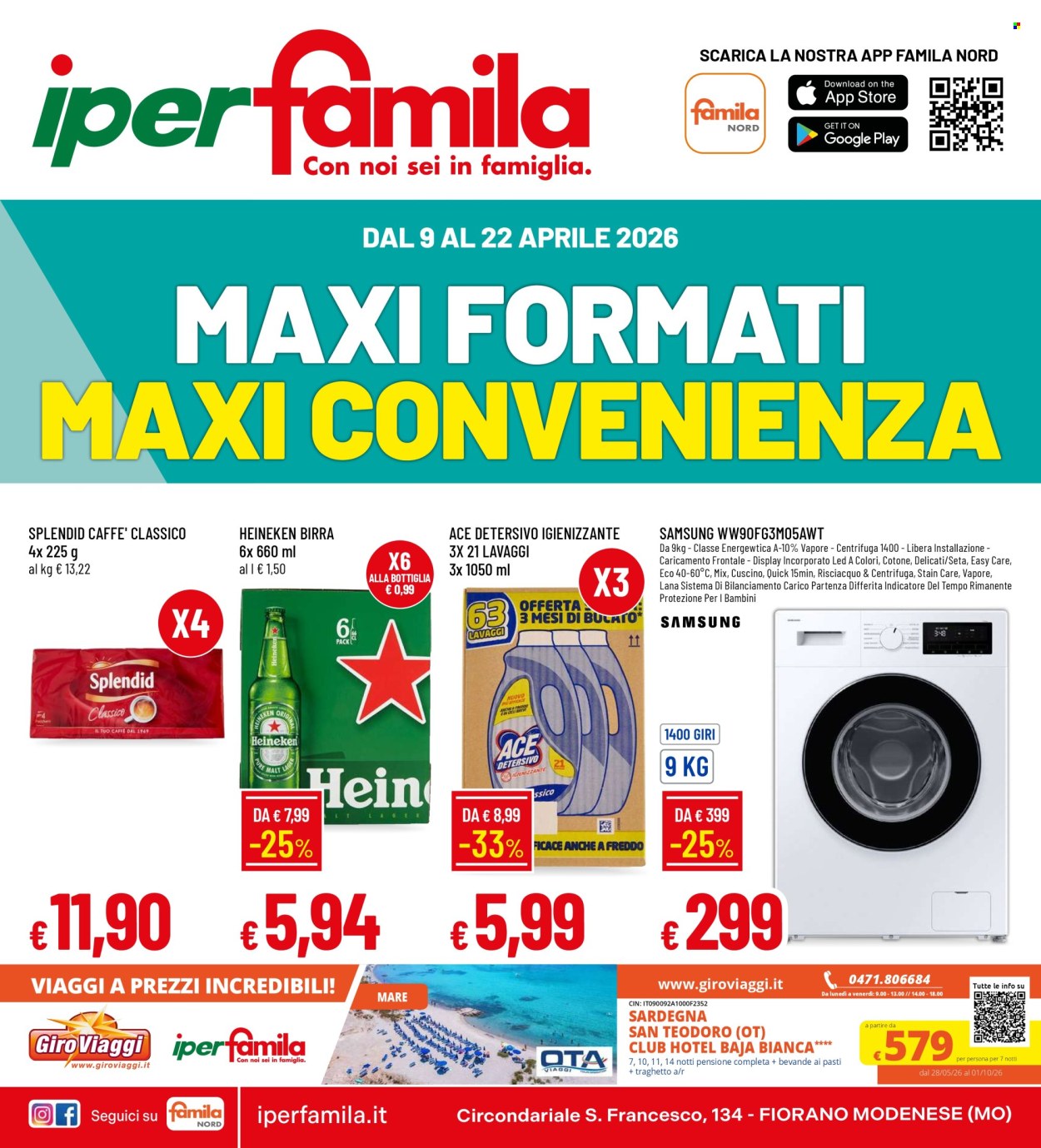 Volantino Famila - 9/4/2026 - 22/4/2026. Pagina 1