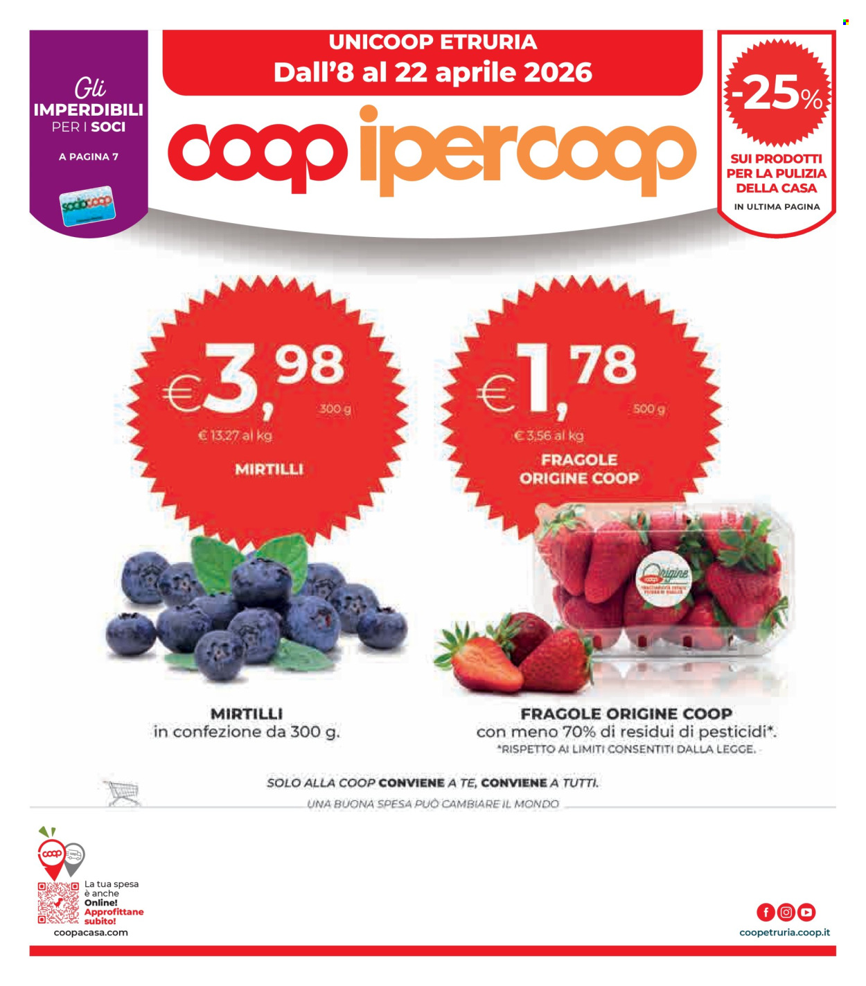 Volantino Coop - 8/4/2026 - 22/4/2026. Pagina 1