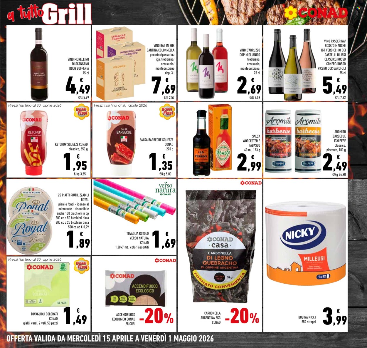 Volantino Conad - 15/4/2026 - 1/5/2026. Pagina 4